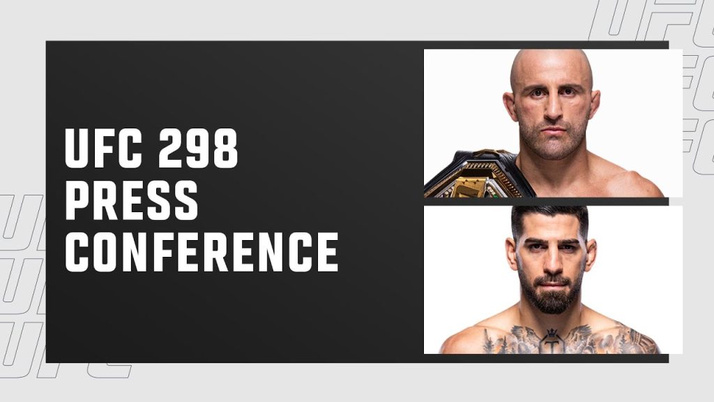 Пресс-конференция перед UFC 298