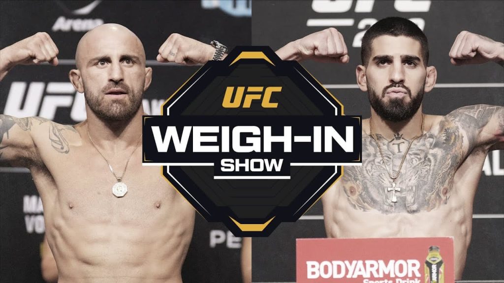 Официальное взвешивания UFC 298