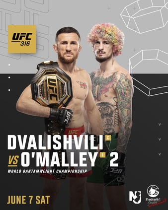 UFC 316: Dvalishvili vs. O'Malley 2