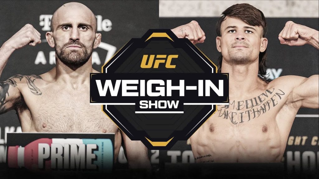 Прямая трансляция взвешивания UFC 314