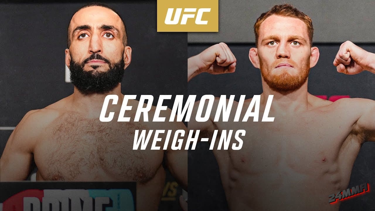 Прямая трансляция взвешивания UFC 315