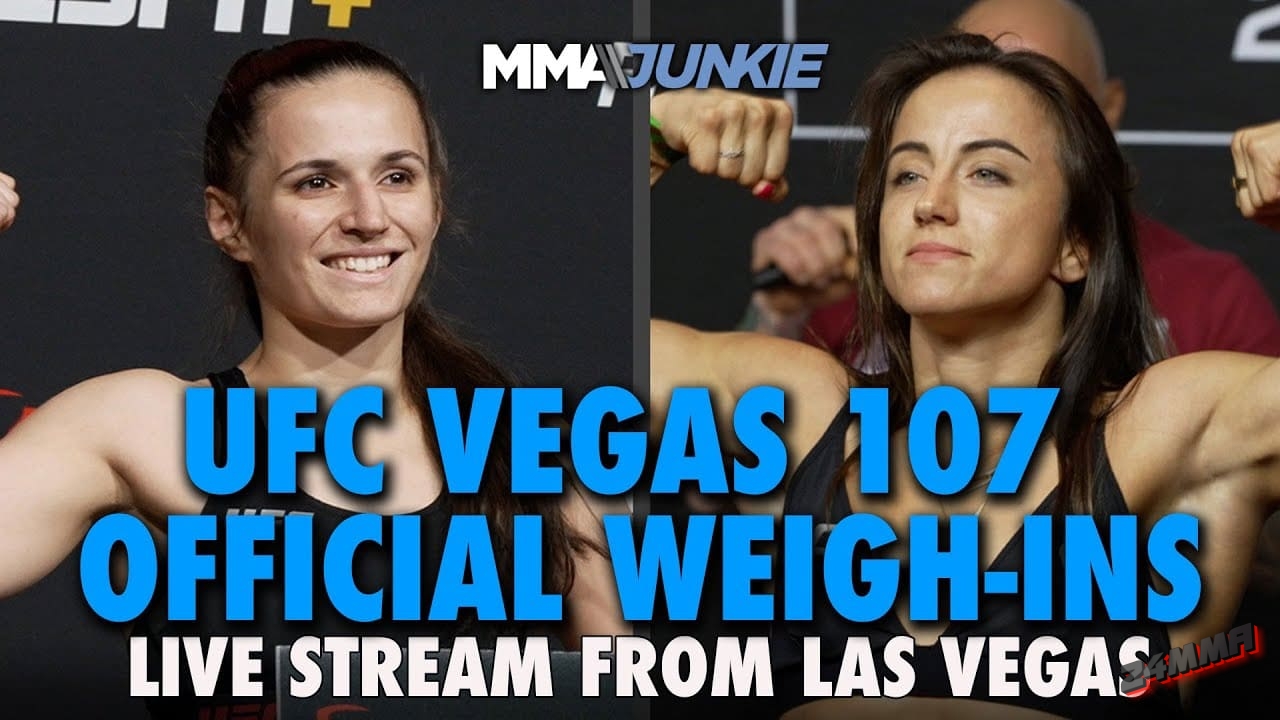 Прямая трансляция взвешивания UFC Vegas 107