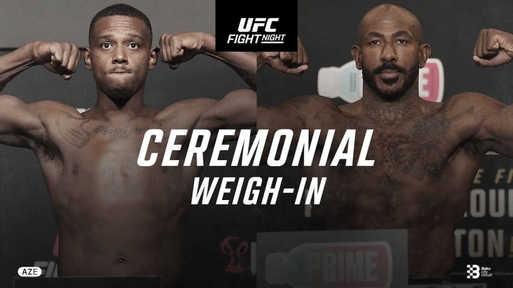 Прямая трансляция взвешивания UFC Баку