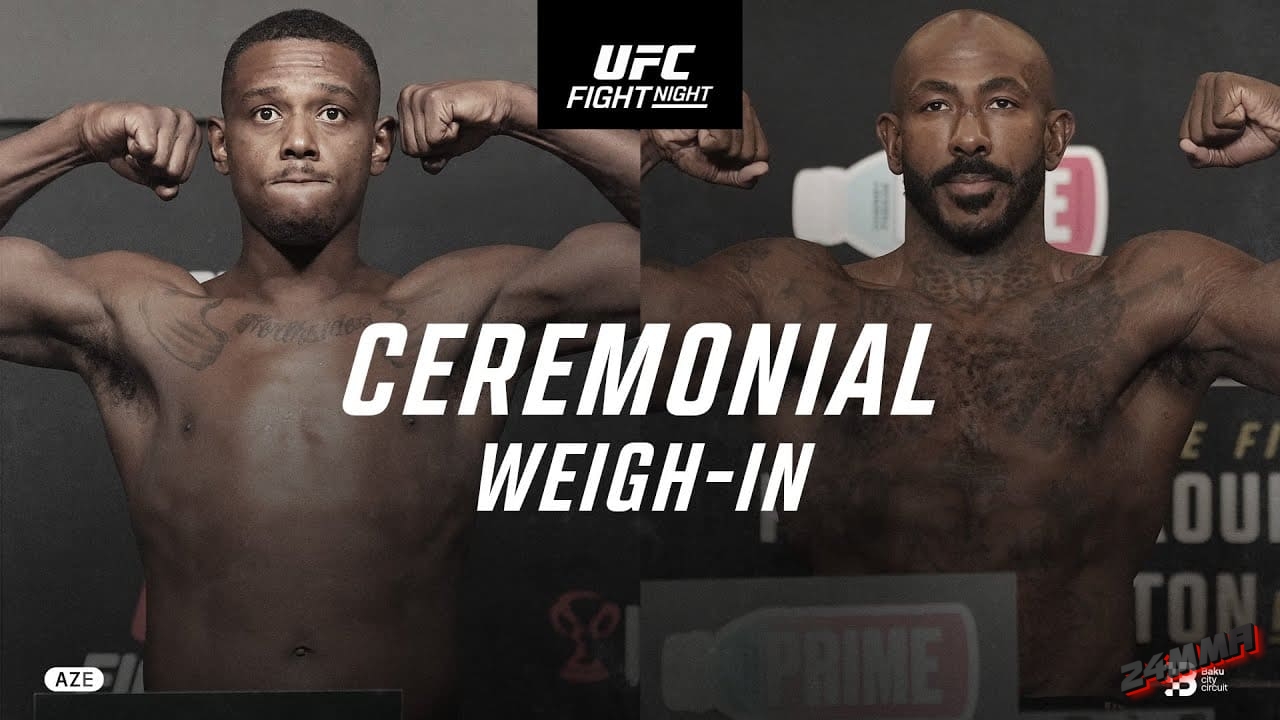 Прямая трансляция взвешивания UFC Баку