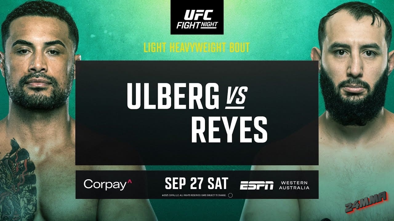 UFC Fight Night 260: Ульберг – Рейес прямая трансляция