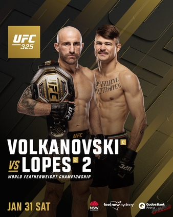 UFC 325: Volkanovski vs. Lopes 2