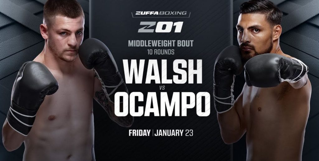 Zuffa Boxing 1 прямая трансляция