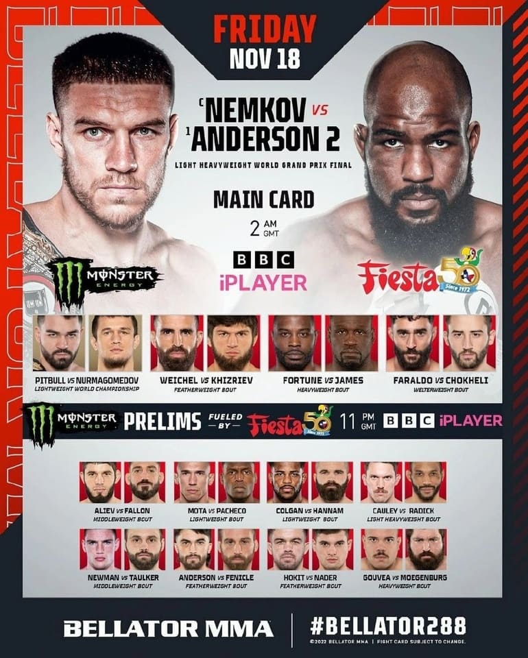 кард Bellator 288